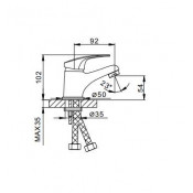 Смеситель для раковины Frap F1039-B