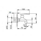 Кран водообразный Frap F521
