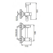 Смеситель Frap F7503 с гигиеническим душем