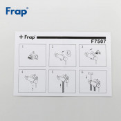 Смеситель Frap F7507 с гигиеническим душем