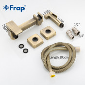 Смеситель Frap F7504-4 с гигиеническим душем