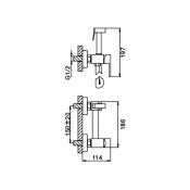 Смеситель Frap F7504-6 с гигиеническим душем