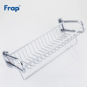Полка-решетка с полотенцедержателем Frap F336