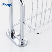 Полка-решетка с полотенцедержателем Frap F336