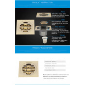 Душевой трап Gappo G81001-4