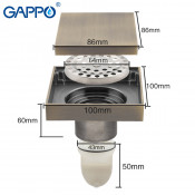 Душевой трап Gappo G81005-4