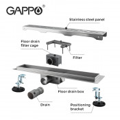Душевой трап Gappo G85007-1