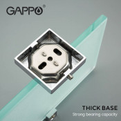 Полка стеклянная Gappo G3807