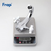 Смеситель для раковины Frap F1018 с керамическими ручками