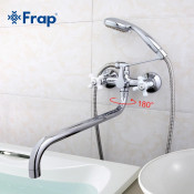 Смеситель для ванны Frap F2618 с керамическими ручками