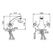 Смеситель для раковины Frap F1025