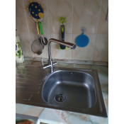 Смеситель для кухни Gappo G4399-1 с подключением фильтра питьевой воды, хром