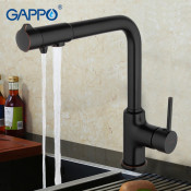 Смеситель для кухни Gappo G4390-10 с подключением фильтра питьевой воды