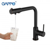 Смеситель для кухни Gappo G4390-10 с подключением фильтра питьевой воды