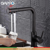 Смеситель для кухни Gappo G4390-10 с подключением фильтра питьевой воды