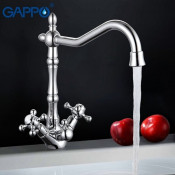 Смеситель для кухни Gappo G4398-2 с подключением фильтра питьевой воды