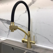 Смеситель для кухни Gappo G4398-1 с подключением фильтра питьевой воды