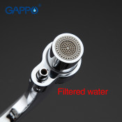 Смеситель для кухни Gappo G4398-4 с подключением фильтра питьевой воды