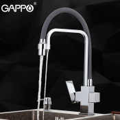 Смеситель для кухни Gappo G4398-4 с подключением фильтра питьевой воды