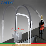 Смеситель для кухни Gappo G4398-4 с подключением фильтра питьевой воды