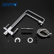 Смеситель для кухни Gappo G4398-5 с подключением фильтра питьевой воды