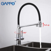Смеситель для кухни Gappo G4398-7 с подключением фильтра питьевой воды