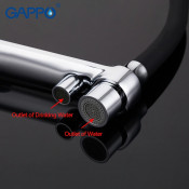 Смеситель для кухни Gappo G4398-7 с подключением фильтра питьевой воды