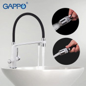 Смеситель для кухни Gappo G4398-9 с подключением фильтра питьевой воды