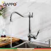 Смеситель для кухни Gappo G4398-14 с подключением фильтра питьевой воды