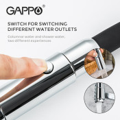 Смеситель для кухни Gappo G4398-15