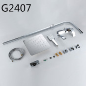 Душевая стойка Gappo G2407, хром