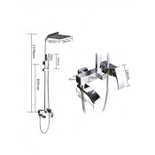 Душевая стойка Gappo G2407-8