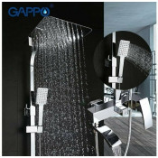 Душевая стойка Gappo G2407-11, хром