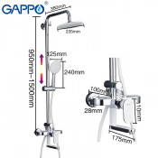 Душевая стойка Gappo G2419-8 Душевая стойка Gappo G2419-8