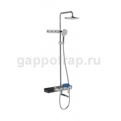 Душевая стойка Gappo G2468 с полкой и крючками Душевая стойка Gappo G2468 с полкой и крючками