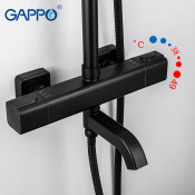 Душевая стойка Gappo G2491-6 с термостатом