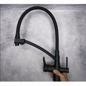 Смеситель для кухни Gappo G4398-16 с подключением фильтра питьевой воды