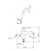Смеситель для ванны Gappo G3269