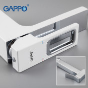 Смеситель для раковины Gappo G1017-1 с гигиеническим душем