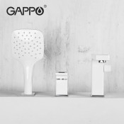 Смеситель на борт ванны Gappo G1117-8 на 3 отверстия