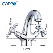 Смеситель для раковины Gappo G1089