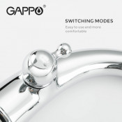 Смеситель на борт ванны Gappo G1189 на 4 отверстия