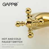 Смеситель для раковины Gappo G1089-6