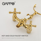 Смеситель для ванны Gappo G3289-6
