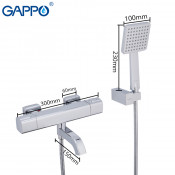 Смеситель для ванны Gappo G3291 с термостатом