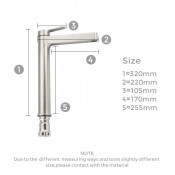 Смеситель для раковины Gappo G1099-32