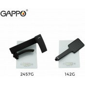 Смеситель для ванны Gappo G3207-6, чёрный
