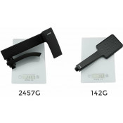Смеситель для ванны Gappo G3207-6, чёрный