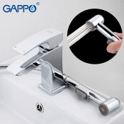 Смеситель для раковины Gappo G1207 с гигиеническим душем