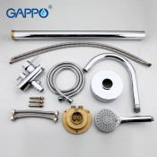 Смеситель напольный для ванны Gappo G3098
